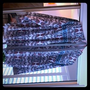 ELOQUII tie neck blouse